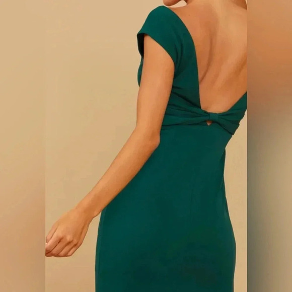 Altar'd State Forest Cassava Luxe Crepe Dress NWT - Picture 5 of 7